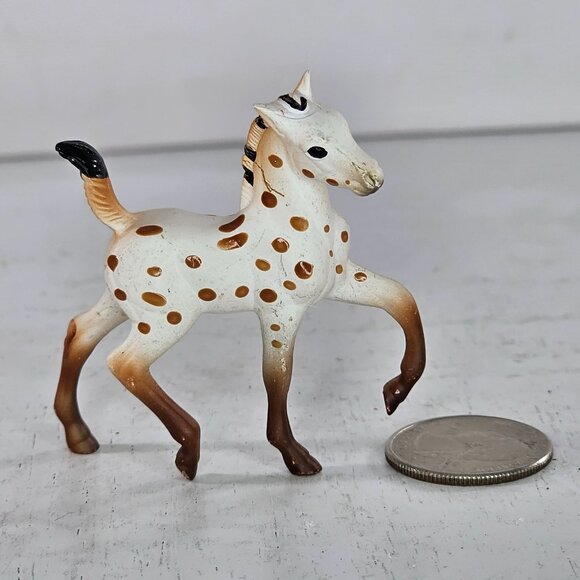 Breyer Stablemate Trotting Foal Baby Horse Brown Leopard Appaloosa #5308 - Picture 8 of 8